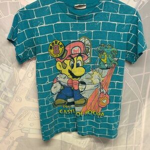 Castle of Koopa Kids Short Sleeve Tee - Teal